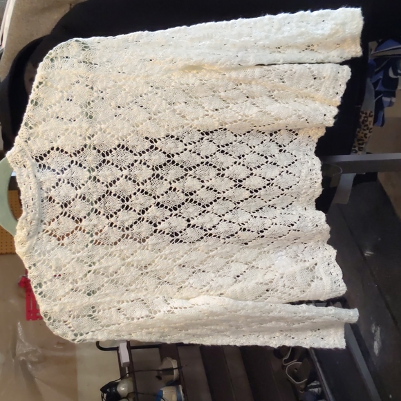 All lace white cardigan - Picture 3 of 3